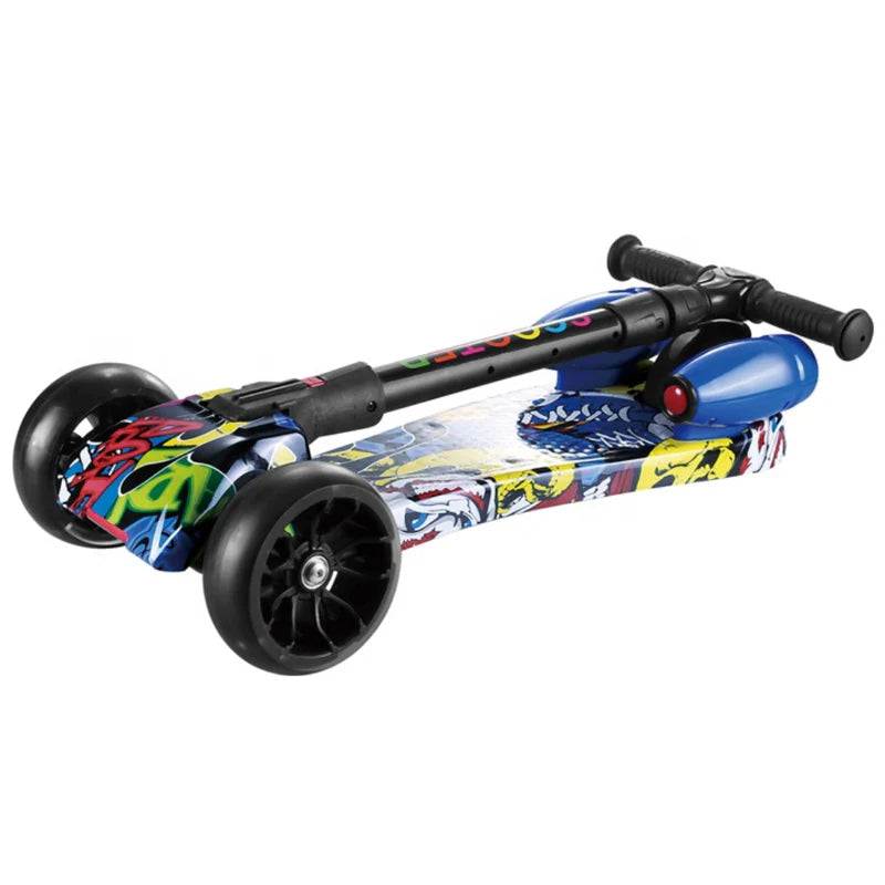 Patineta Scooter Luz, Música Bluetooth y Turbinas de Humo