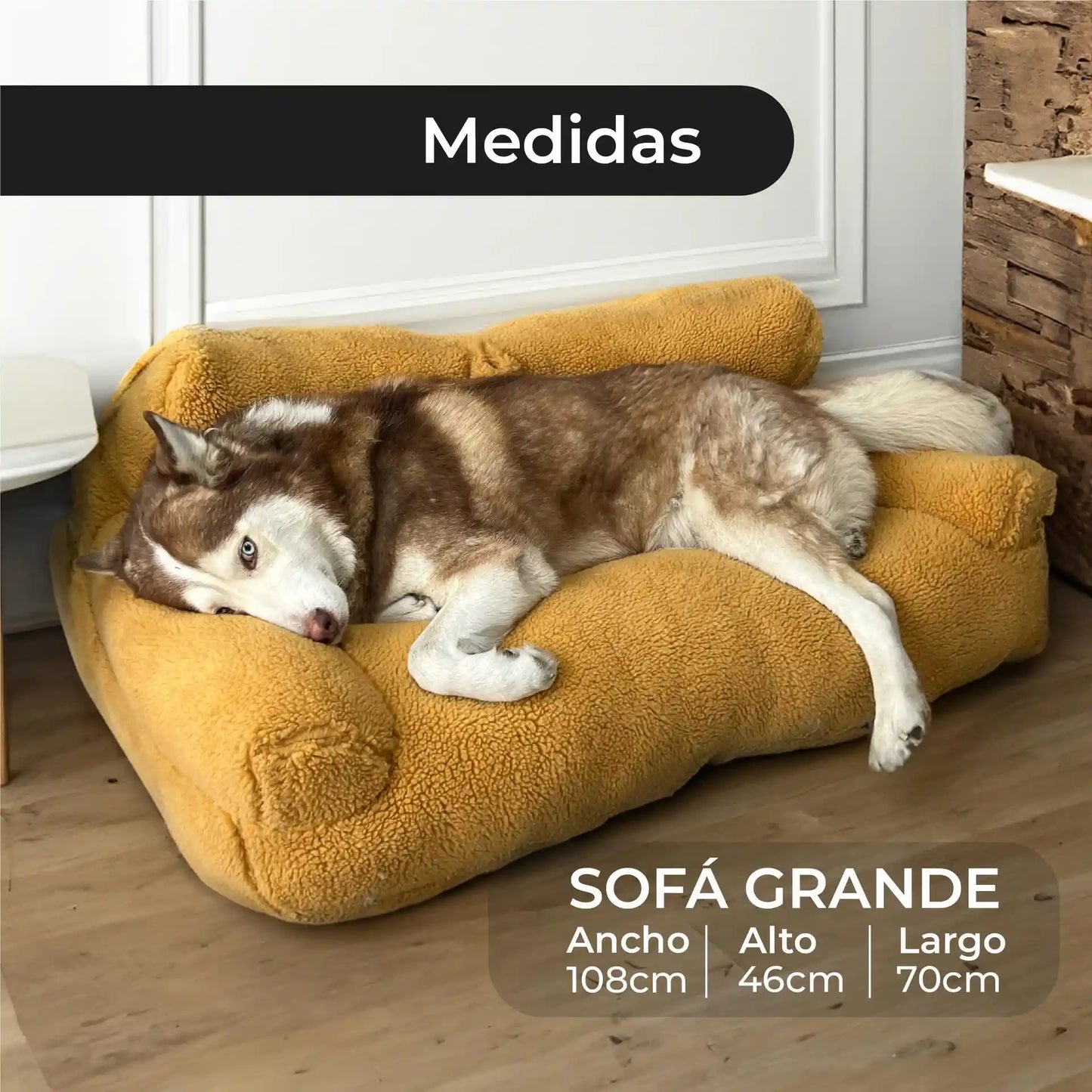 RelaxPet™ Sofá Anti Estrés para Mascotas COLOR GRIS