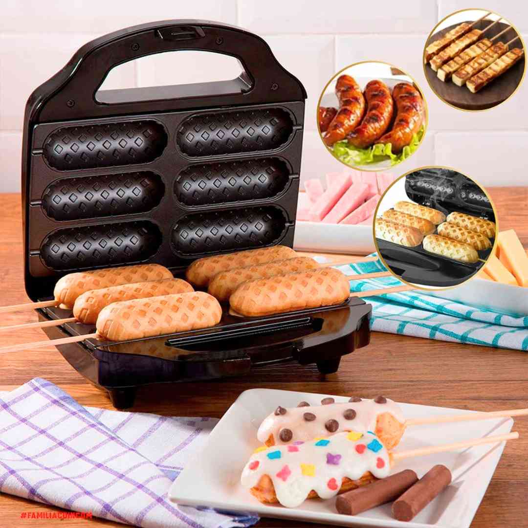Máquina para CornDogs - Snacks Rápidos y Deliciosos - 40% de descuento + Recetario