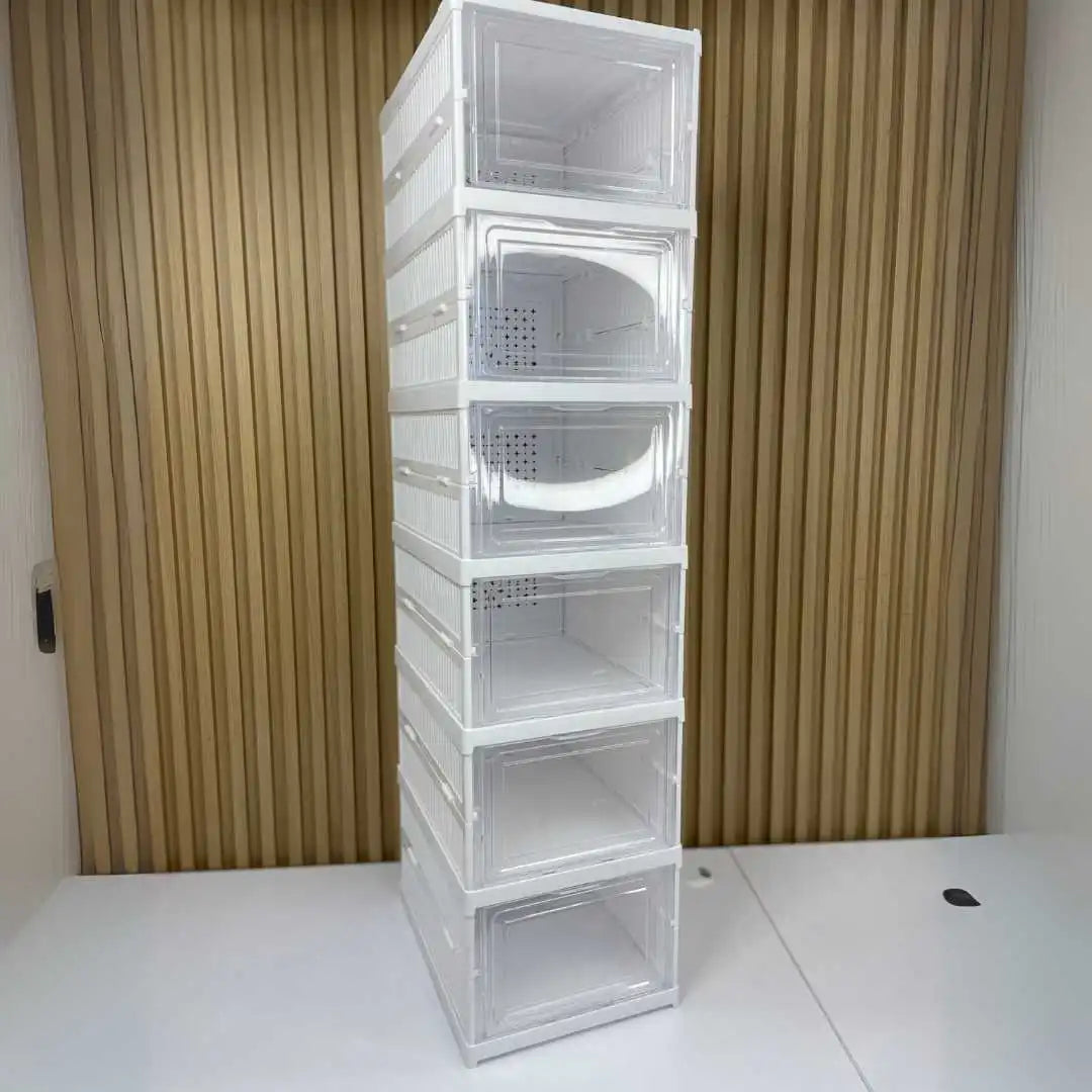 MaxSpace™: Organizador de zapatos plegable de 6 niveles