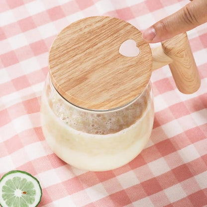 Taza Eléctrica de Lujo 400ml – Mezcla con un botón, sin cucharas ni grumos – 30% de descuento