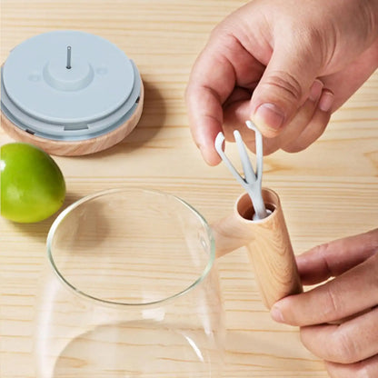 Taza Eléctrica de Lujo 400ml – Mezcla con un botón, sin cucharas ni grumos – 30% de descuento