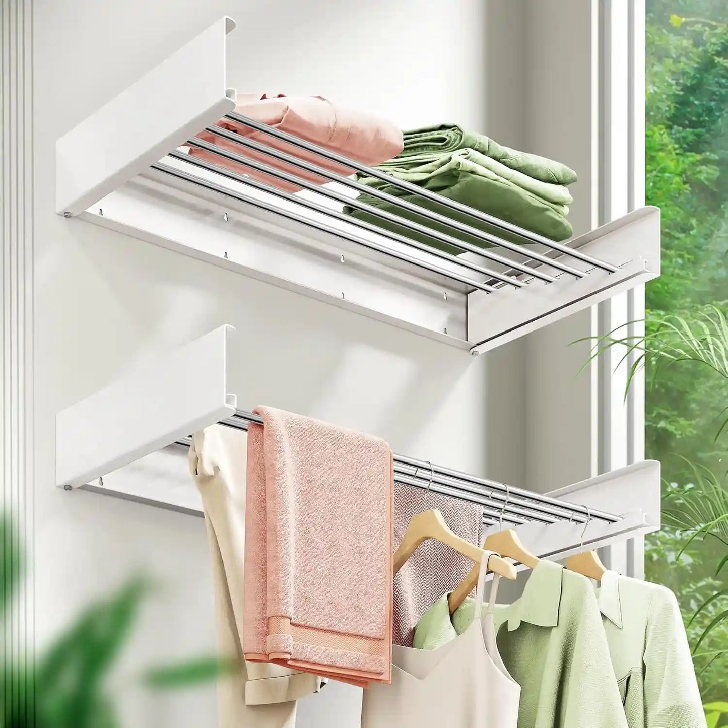 Tendedero Plegable Premium – Más espacio, cero desorden en tu hogar – 50% de descuento