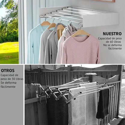 Tendedero Plegable Premium – Más espacio, cero desorden en tu hogar – 50% de descuento