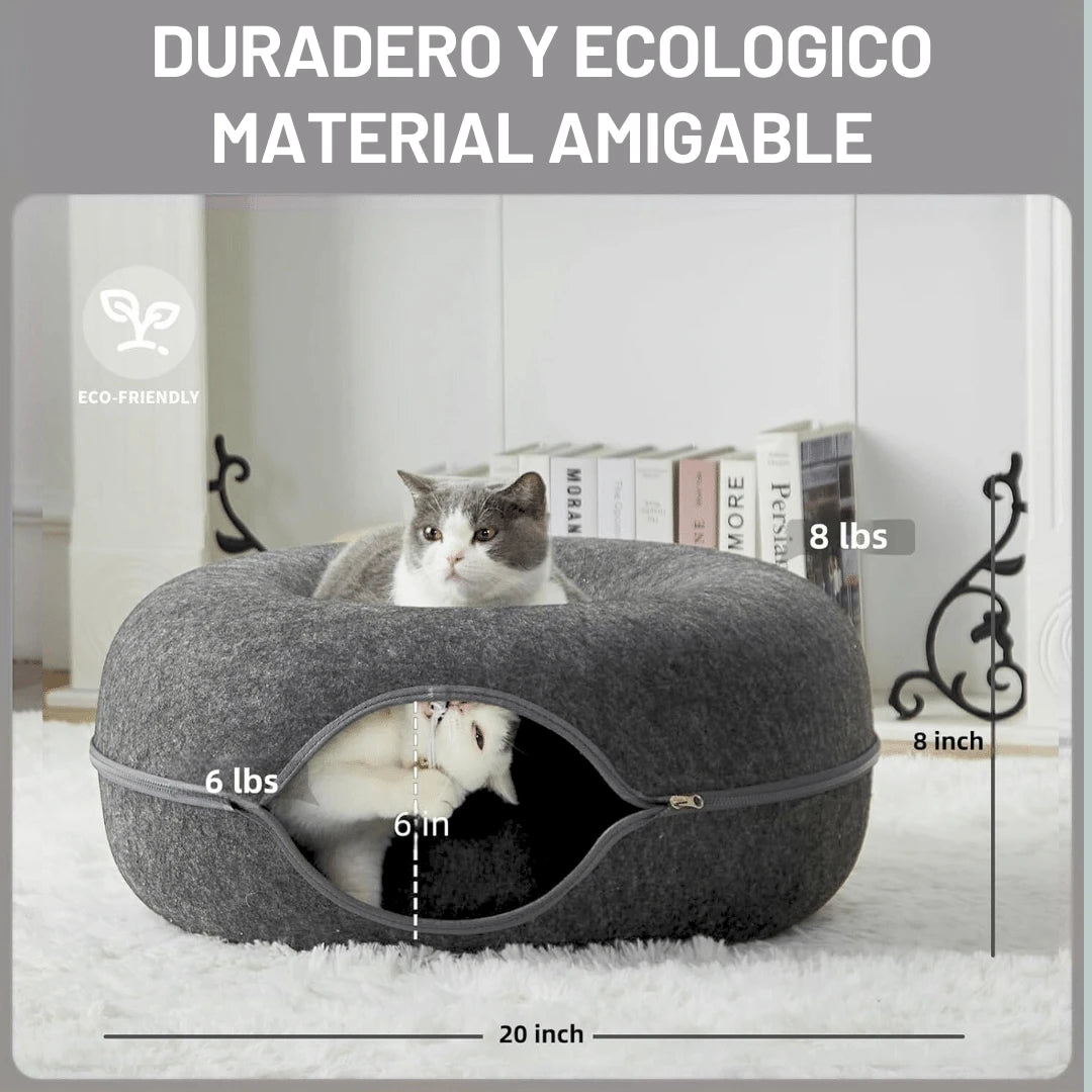 CatCave Delux - Cama túnel para gatos